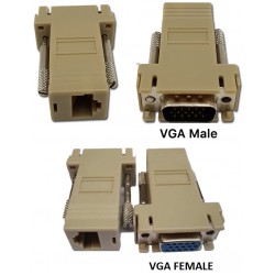 CVT-180 Μετατροπέας VGA σε RJ45 (σετ) για επέκταση καλωδίου VGA